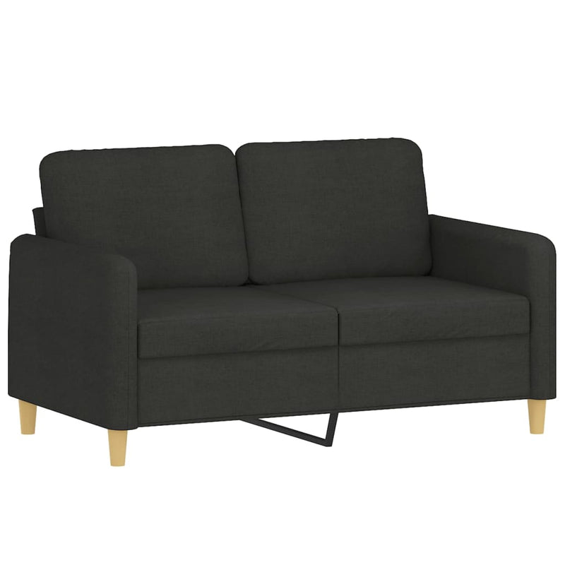 3 Piece Sofa Set with Cushions Black Fabric Payday Deals