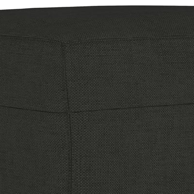 3 Piece Sofa Set with Cushions Black Fabric Payday Deals