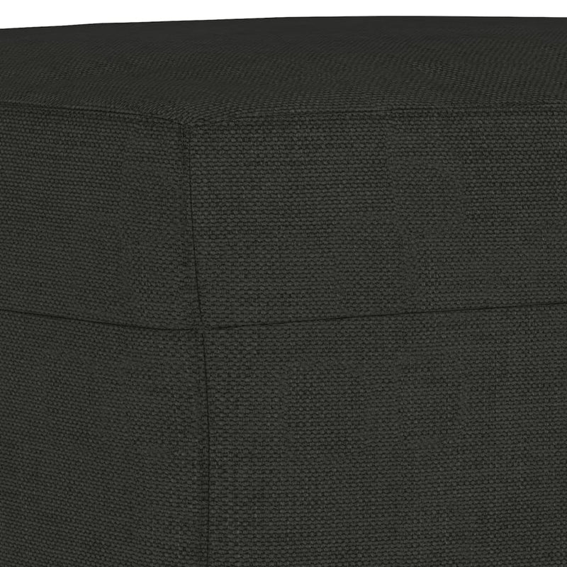3 Piece Sofa Set with Cushions Black Fabric Payday Deals