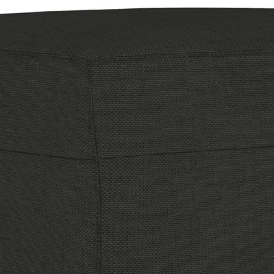 3 Piece Sofa Set with Cushions Black Fabric Payday Deals