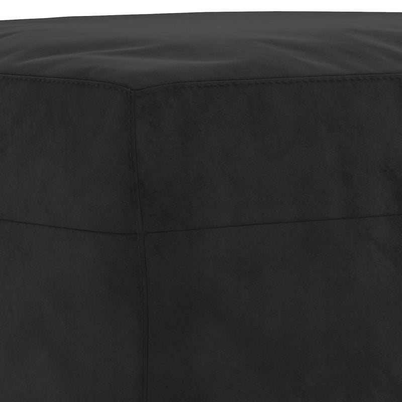 3 Piece Sofa Set with Cushions Black Velvet Payday Deals