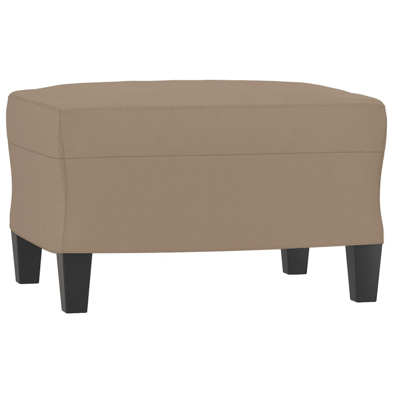 3 Piece Sofa Set with Cushions Cappuccino Faux Leather Payday Deals