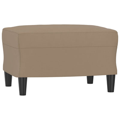 3 Piece Sofa Set with Cushions Cappuccino Faux Leather Payday Deals