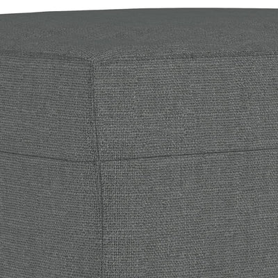 3 Piece Sofa Set with Cushions Dark Grey Fabric Payday Deals