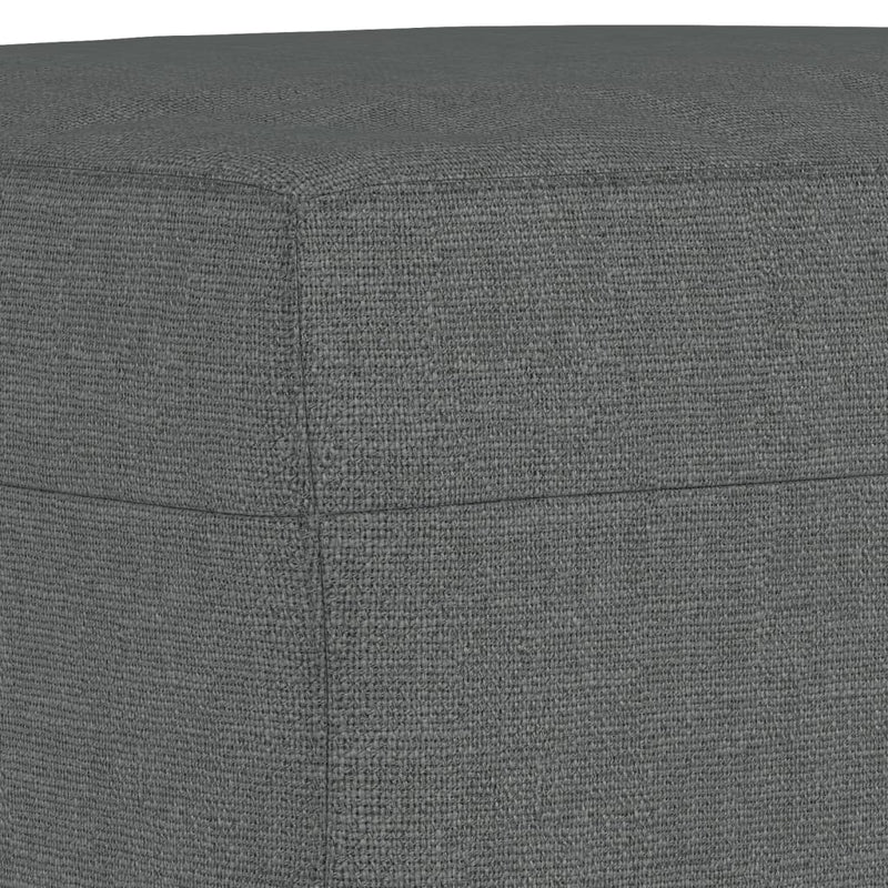 3 Piece Sofa Set with Cushions Dark Grey Fabric Payday Deals