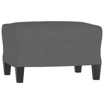 3 Piece Sofa Set with Cushions Dark Grey Fabric Payday Deals