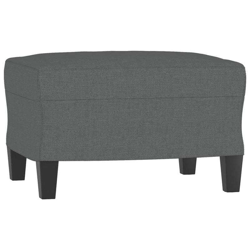 3 Piece Sofa Set with Cushions Dark Grey Fabric Payday Deals