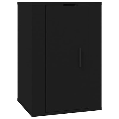 3 Piece TV Cabinet Set Black Engineered Wood Payday Deals