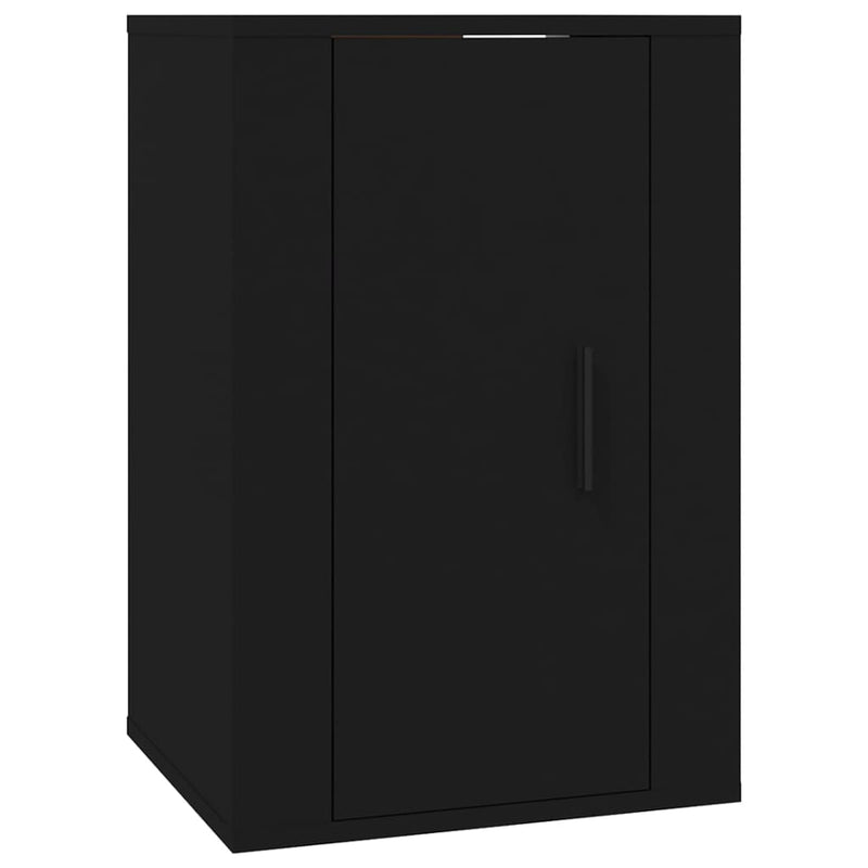3 Piece TV Cabinet Set Black Engineered Wood Payday Deals