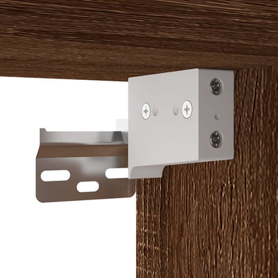 3 Piece TV Cabinet Set Brown Oak Engineered Wood Payday Deals