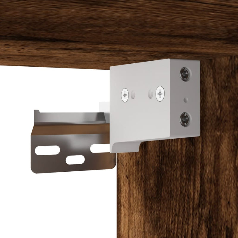 3 Piece TV Cabinet Set Smoked Oak Engineered Wood Payday Deals