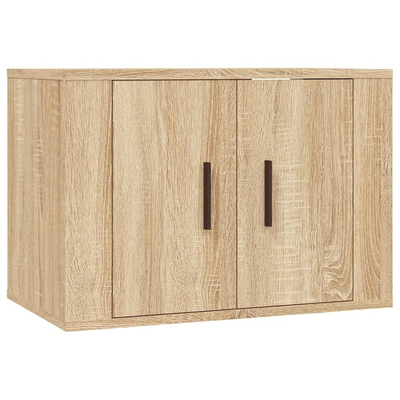 3 Piece TV Cabinet Set Sonoma Oak Engineered Wood Payday Deals