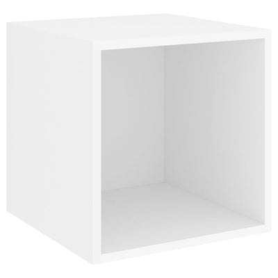 3 Piece TV Cabinet Set White Engineered Wood Payday Deals