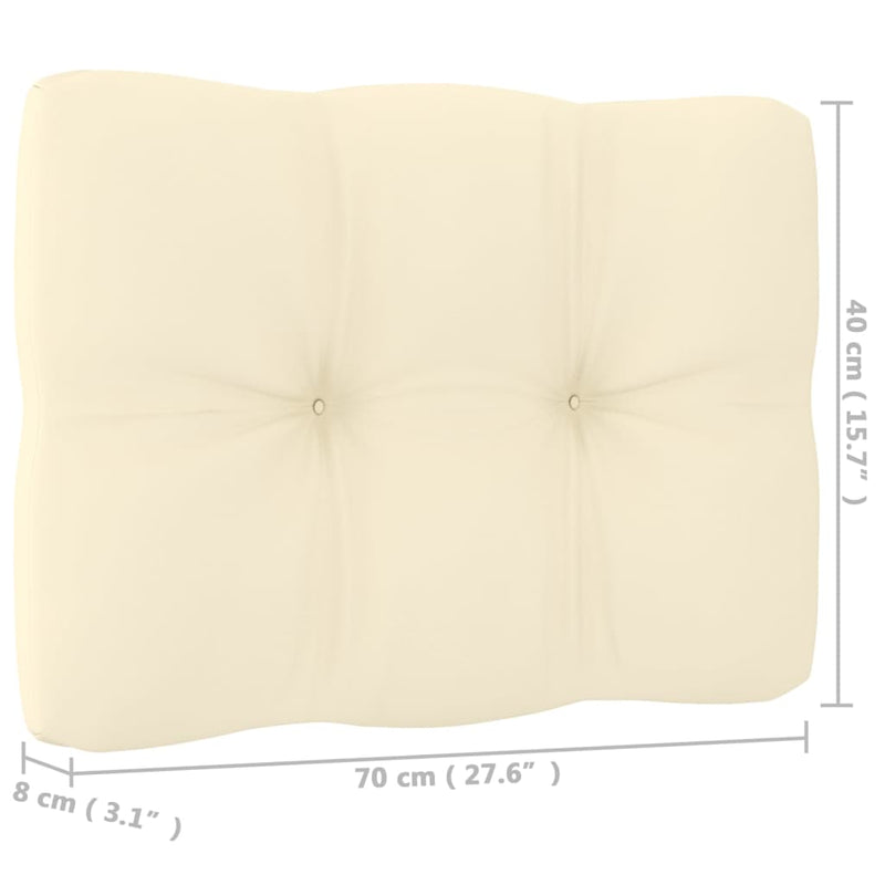 3-Seater Sofa with Cushions Solid Pinewood Payday Deals