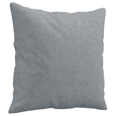 3-Seater Sofa with Throw Pillows Light Grey 180 cm Fabric Payday Deals