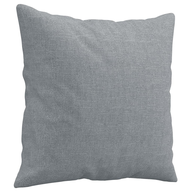 3-Seater Sofa with Throw Pillows Light Grey 180 cm Fabric Payday Deals