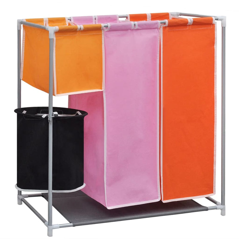 3-Section Laundry Sorter Hampers 2 pcs with a Washing Bin Payday Deals