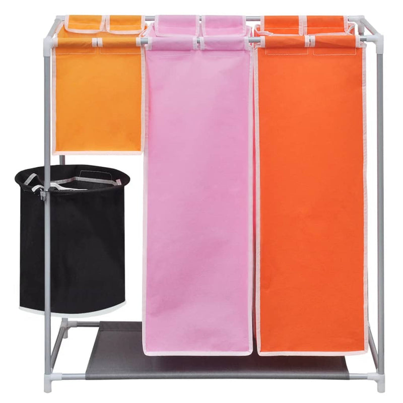 3-Section Laundry Sorter Hampers 2 pcs with a Washing Bin Payday Deals