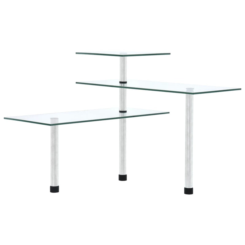 3-Tier Corner Kitchen Shelf Tempered Glass Payday Deals