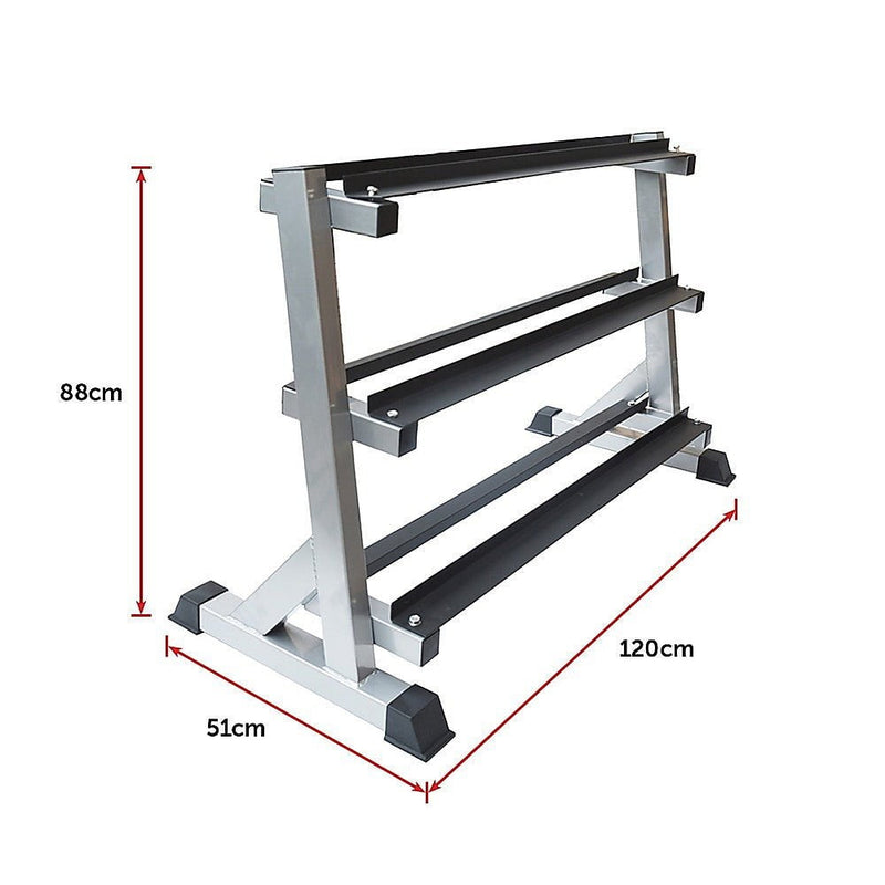 3 Tier Dumbbell Rack for Dumbbell Weights Storage Payday Deals