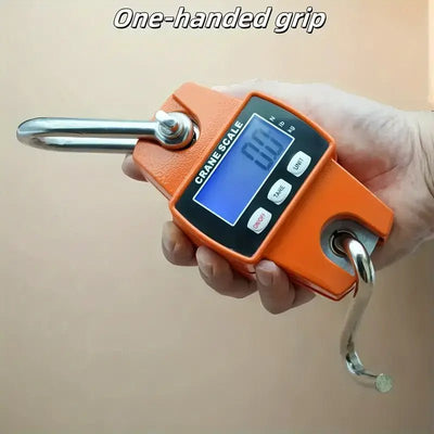 300kg Mini Crane Scale Portable LCD Digital Electronic Hook Hanging Scale Payday Deals