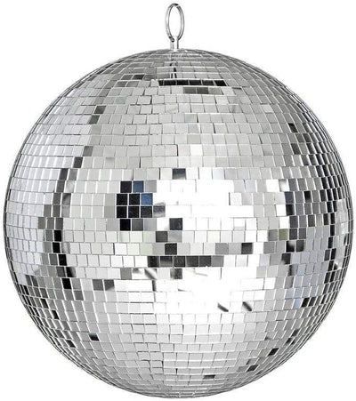 30cm Disco Mirror Ball DJ Light Shiny Silver Dance Party Stage Lighting Eve Payday Deals