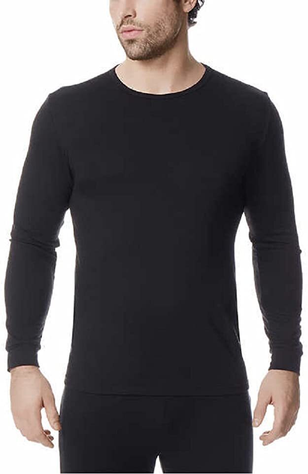 32 Degrees Mens Base Layer Thermal Long Sleeve Top Crew Neck Thermals Payday Deals