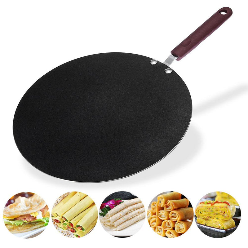 32cm Nonstick Frying Indian Tava Dosa Chapati Pan Flat Skillet Griddle Pan Payday Deals