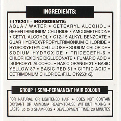 LOREAL 80mL COLORISTA WASHOUT HAIR COLOUR #PEACH HAIR