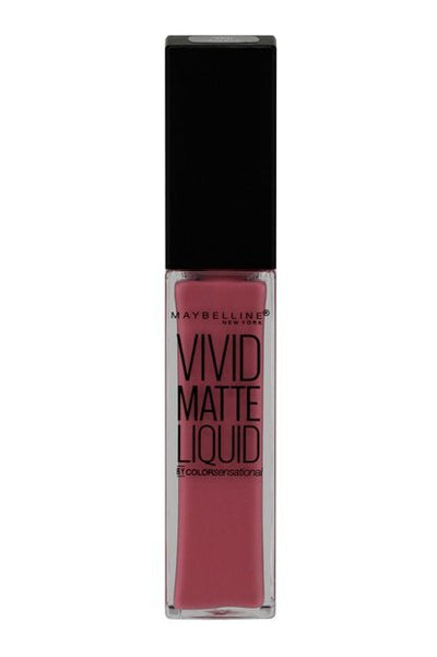 Maybelline 8ml Colour Sensational Vivid Matte Liquid Lipstick - 05 NudeFlush