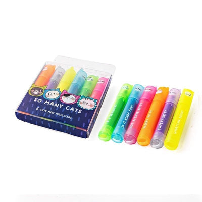 36pcs So Many Cats Cute Scented Mini Highlighter Pens Payday Deals