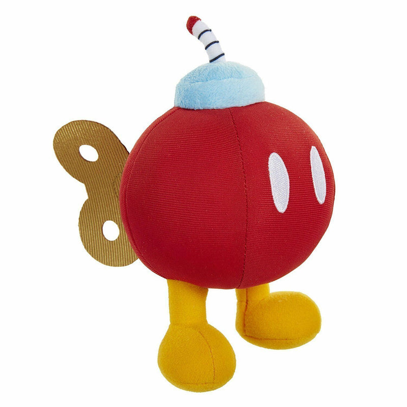 NEW MARIO WORLD OF NINTENDO RED BOMB-OMB 7.5" PLUSH TOY