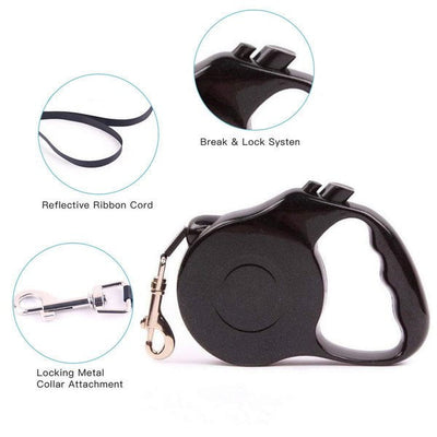 3m Retractable Dog Leash Pet Strong Extendable Small Puppy Dog Pet Auto Leads Payday Deals