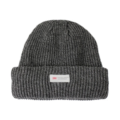 3M Thinsulate Beanie Hat Warm Winter Cap Pull On Thermal Snow - Charcoal Payday Deals