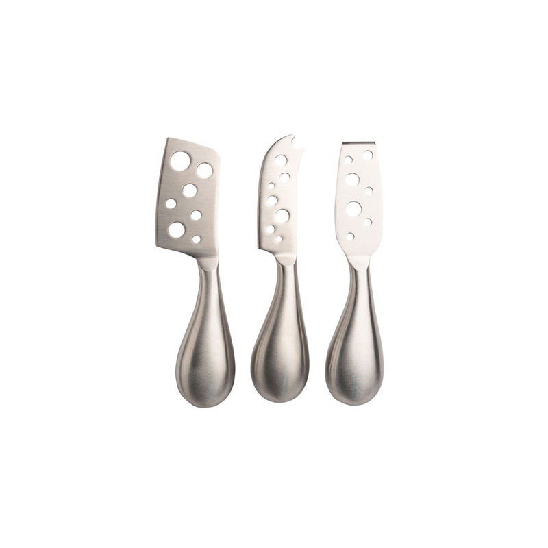 3pc Euroline Stainless Steel Cheese Knife Set Kitchen Cutlery - Silver Payday Deals