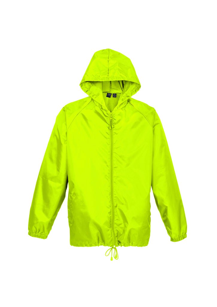 3pc Set Adult Spray Jacket Outdoor Rain Hi Vis Poncho Waterproof - Fluoro Lime Payday Deals