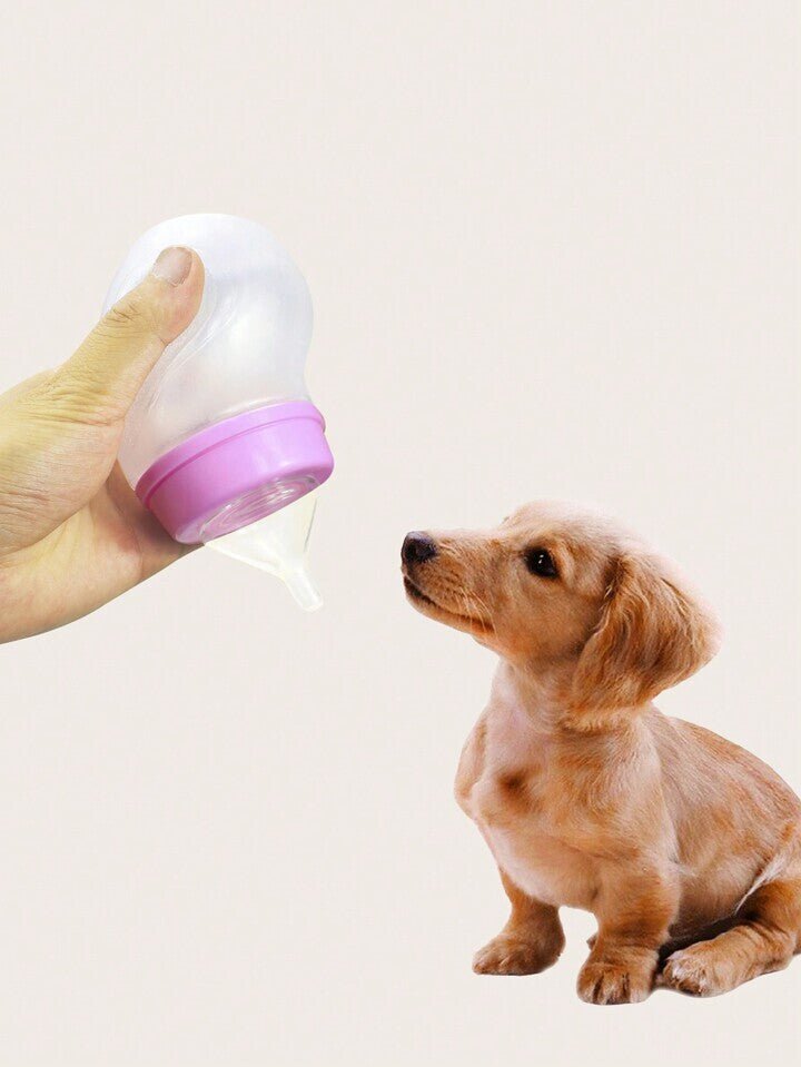 3pcs Pet Nursing Bottle Kit Curved Bottle Body For Newborn Puppies & Kittens Dog Cat Payday Deals