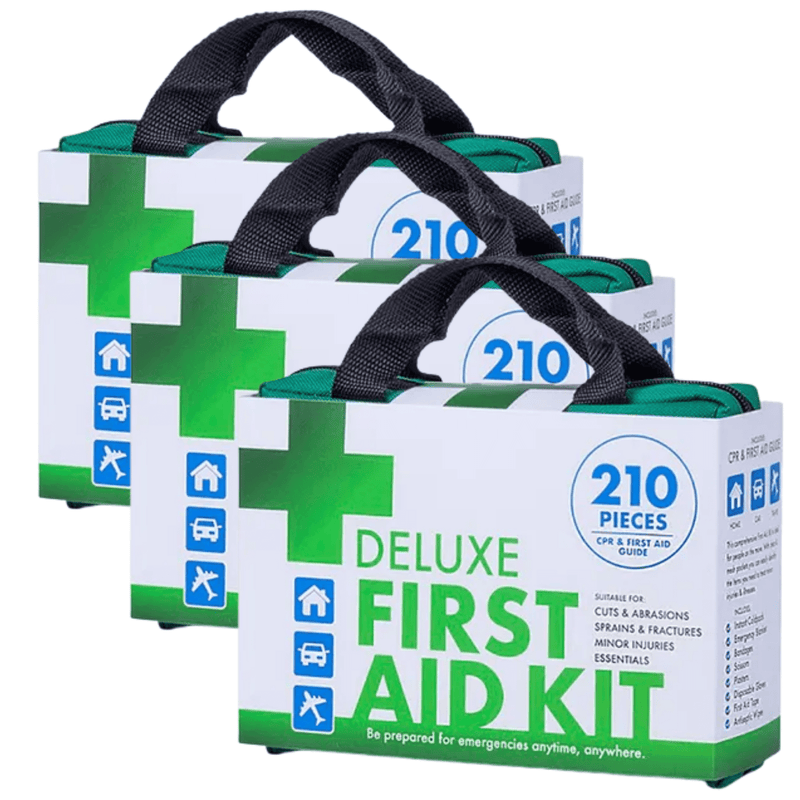 3x 210PCS EMERGENCY FIRST AID KIT Medical Travel Set Workplace Office ARTG BULK Payday Deals