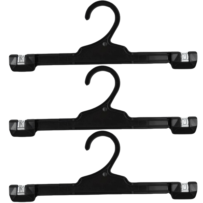 3x CLIP HANGERS Push Down Hanger 310mm Commercial Pants Skirts Shorts Dress R310 Payday Deals