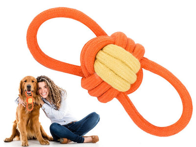 3x Heavy Duty Rope Dog Pet Toy Tug of War Durable Tough Chew Small to Large Dogs Payday Deals