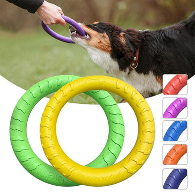 3x Large 29cm Lightweight Dog Toy Chew Durable Floating Training Ring for Chewers Pet Payday Deals