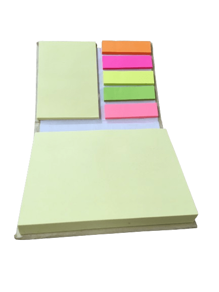 3x Post It Notebook Journal Sketchbook Pad Notepad Note Book - Beige Payday Deals