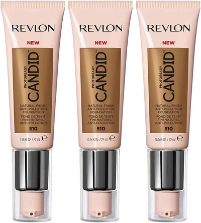 3x Revlon 22ml Photoready Candid Foundation - 510 Capuccino Payday Deals