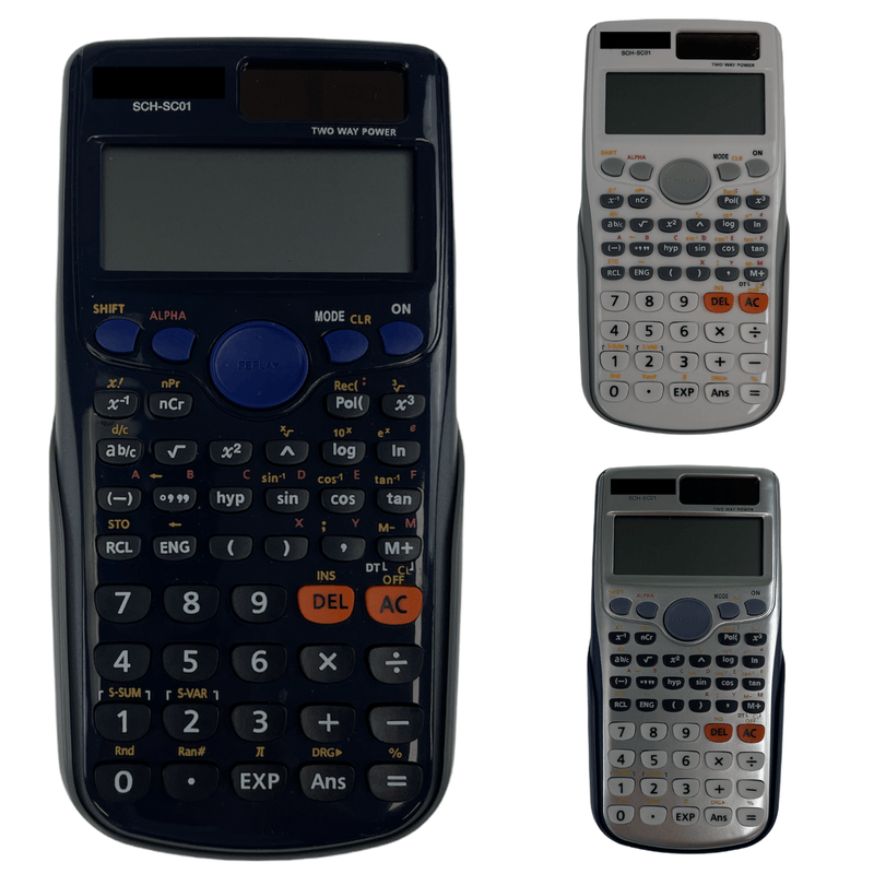 3x Scientific Calculator Universal Student Office Maths Mathematics School Payday Deals