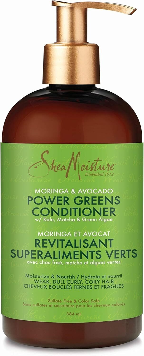 3x Shea Moisture Moringa & Avocado Power Greens Conditioner 384ml Payday Deals