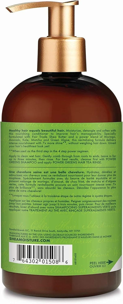 3x Shea Moisture Moringa & Avocado Power Greens Conditioner 384ml Payday Deals