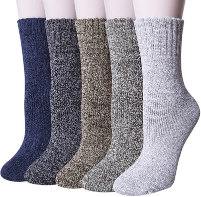 3x Womens Pairs Thick Wool Blend Work Socks Heavy Duty Outdoor Warm (EU37-EU41)