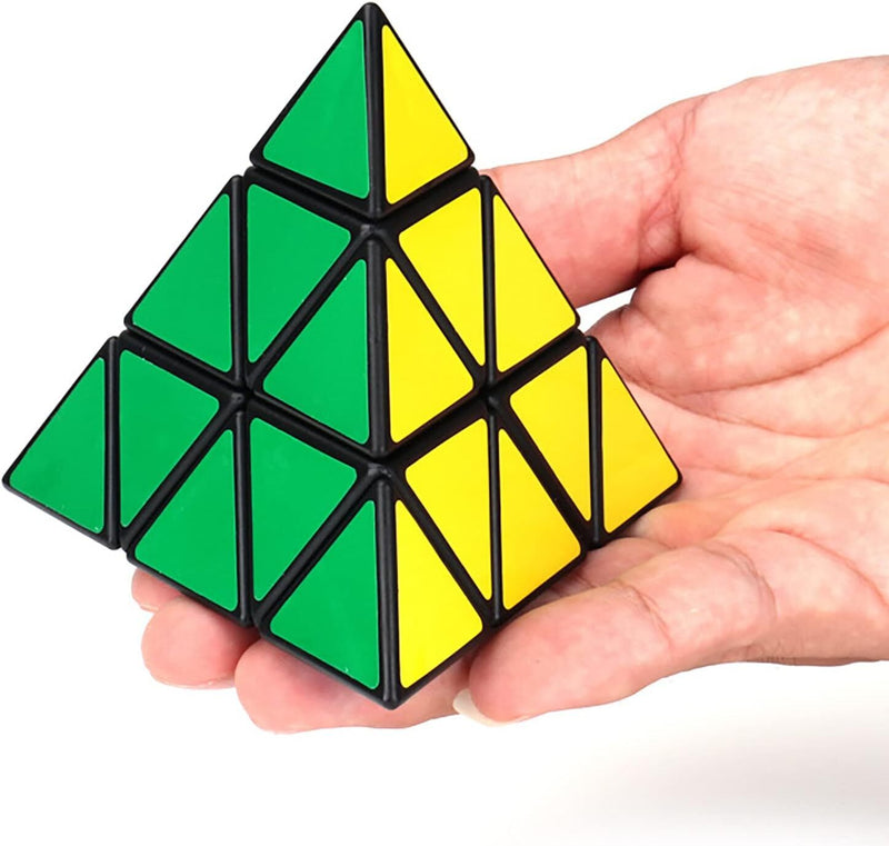 3x3 Triangle Speed Cube Pyramid Brain Teaser Puzzle Magic Educational Toy Payday Deals