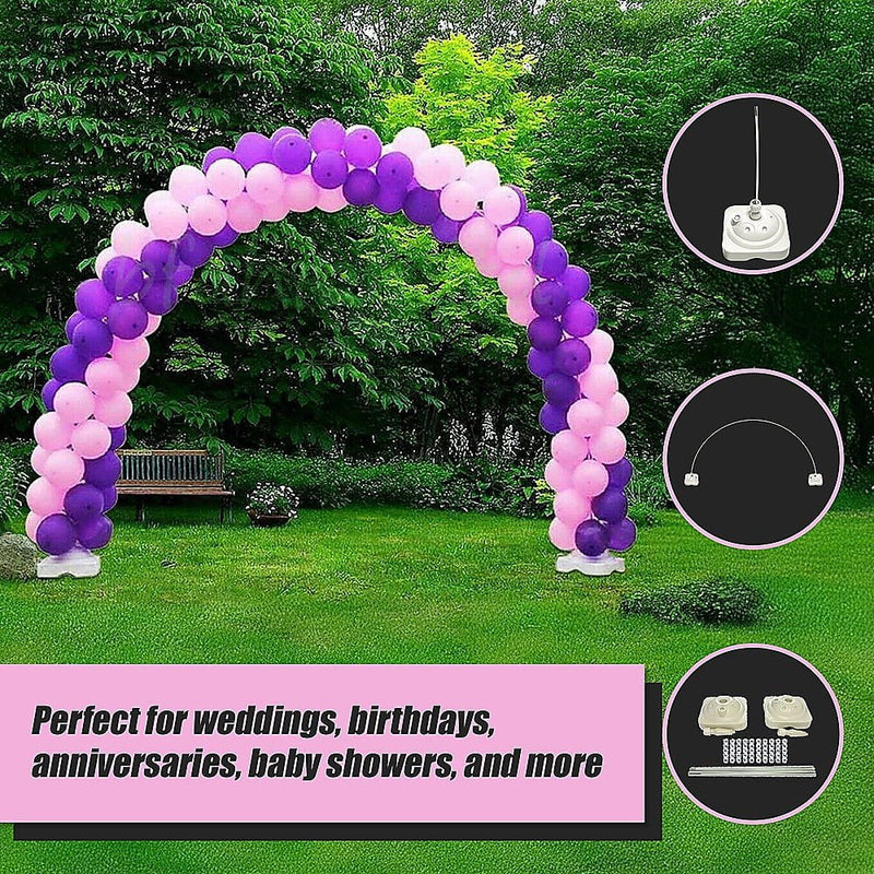 3x4m Full Set Balloon Arch Column Kit Floor Base Stand For Wedding & Party Payday Deals