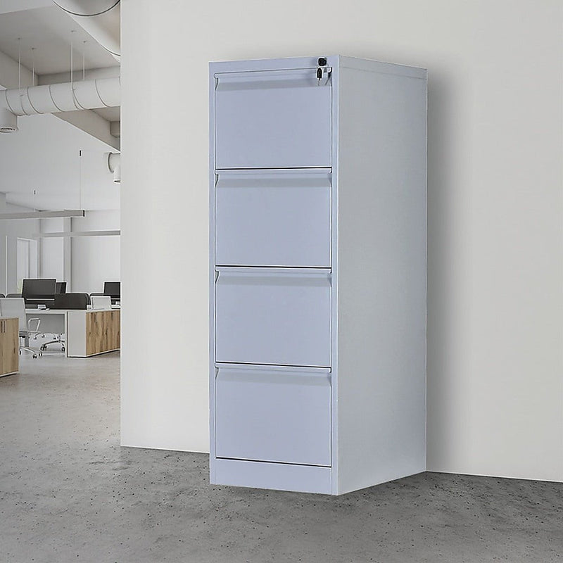 4-Drawer Shelf Office Gym Filing Storage Locker Cabinet Payday Deals